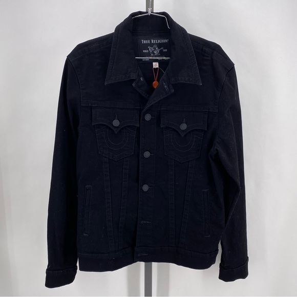 True Religion Jackets & Coats True Religion Black Denim Jacket